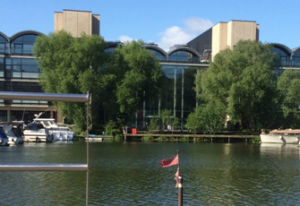 A view of the University of Lincoln. We were even blessed with beautiful weather