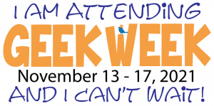 Geek Week attendee badge