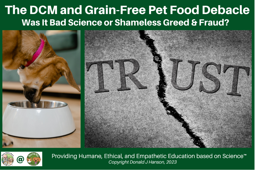 The Dilated Cardiomyopathy and Grain-Free Pet Food Debacle